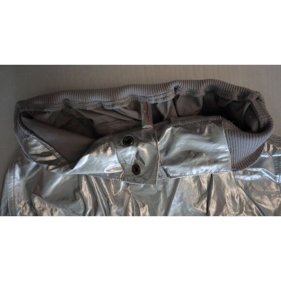 FP Movement OB1870057 Women's Sz S Silver Mesmerize Me Shine Pants - Picture 4 of 16